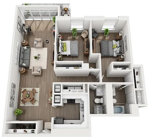 Floor plan K Floor Plan