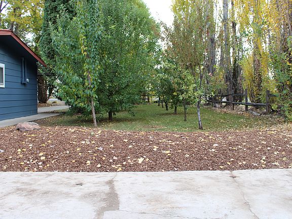 Side yard from side driveway