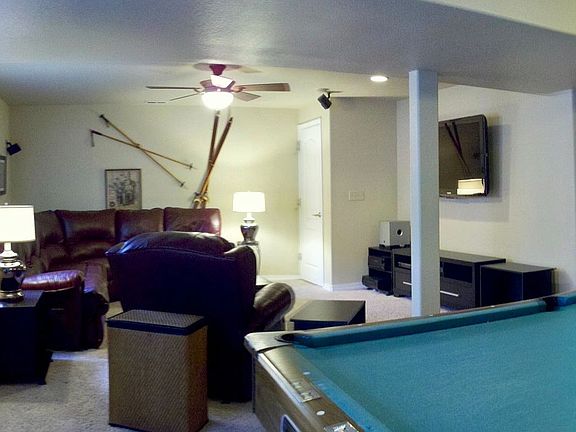 Spacious Basement Rec Room