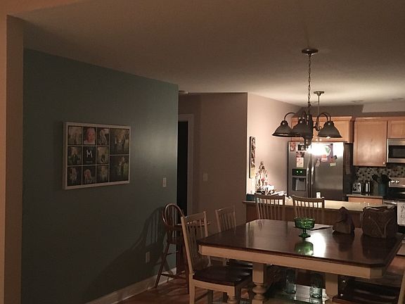 Open dining/kitchen area