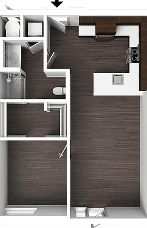 1 Bedroom A 1 Bedroom A