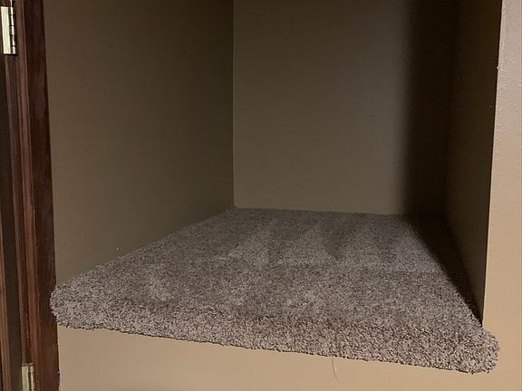 The smaller of the two rooms has an interesting little cubby. Get creative . It has been used for many different things. In addition to the bedroom part and the cubby this room also has a nice size closet.