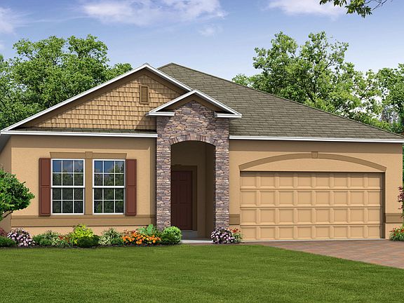 Elevation C Optional Stone Accent