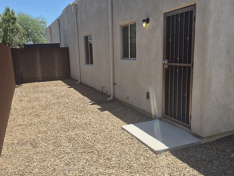 back yard