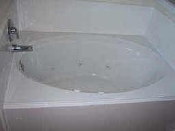 Master bath garden tub