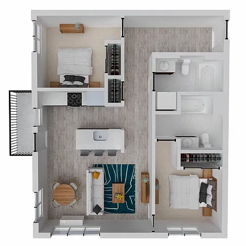 Floor plan B4
