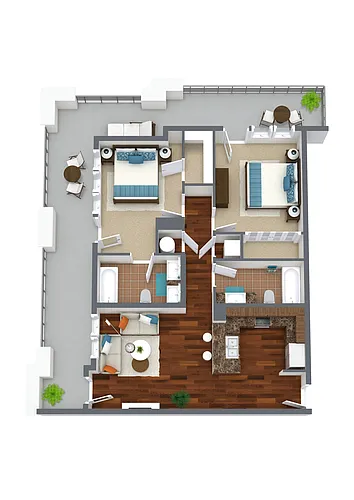 Floor plan PH7