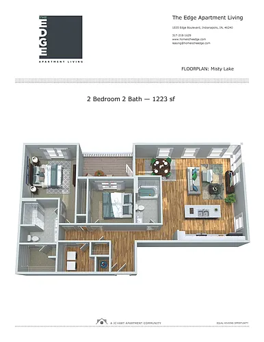 Floor plan Misty Lake 2.2