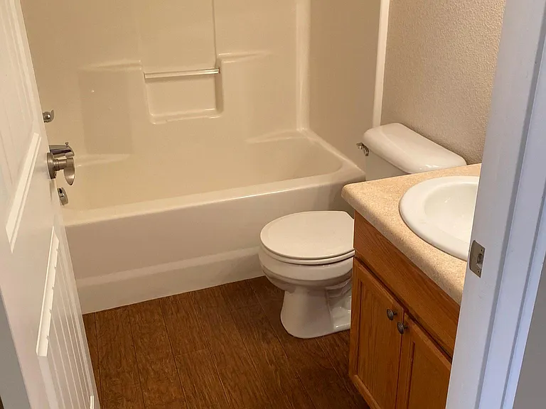 Hallway bathroom