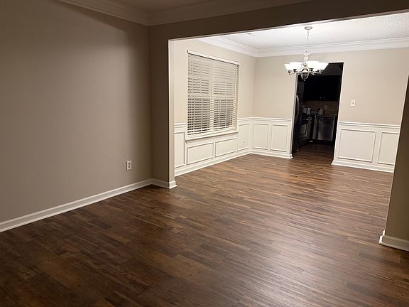 Connected living room and dining room