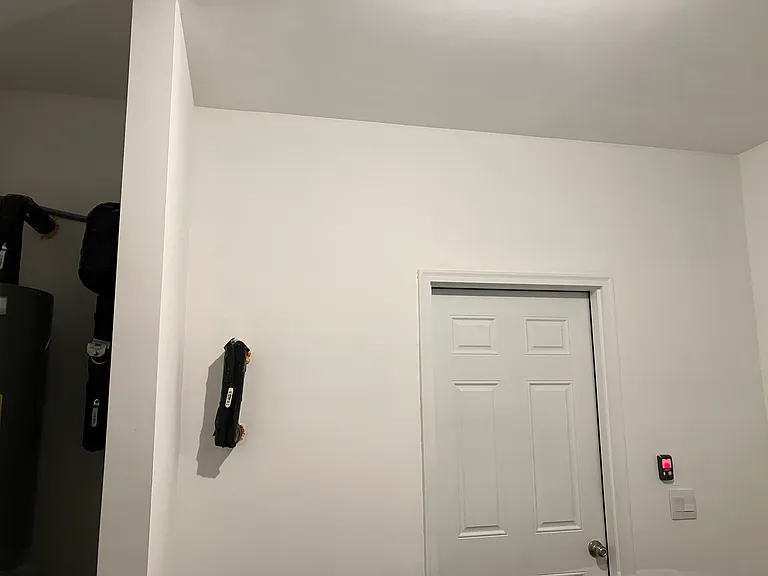 Painted garage