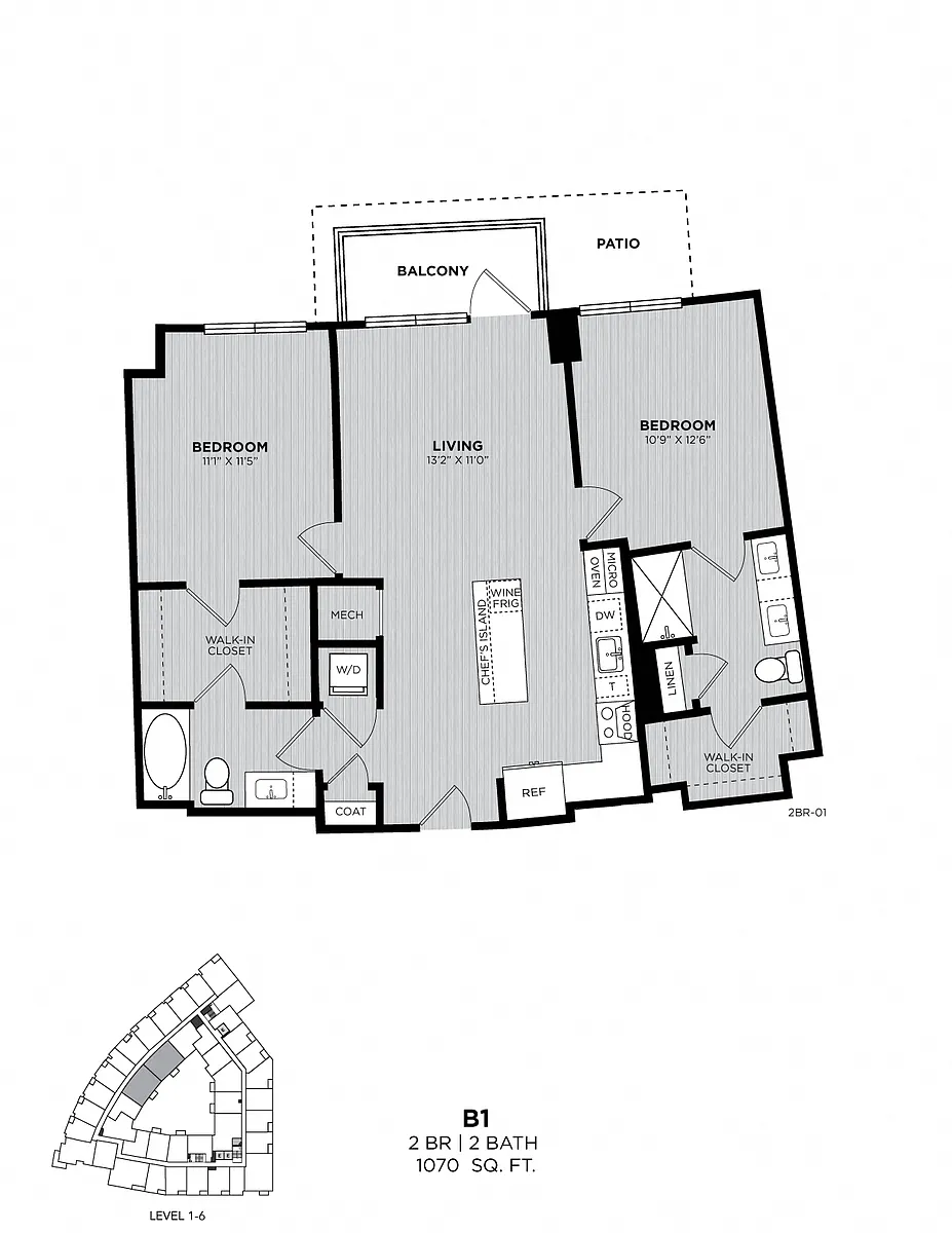 Floor plan B1