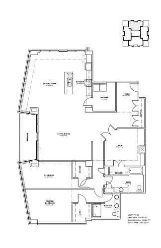 Floor plan Q