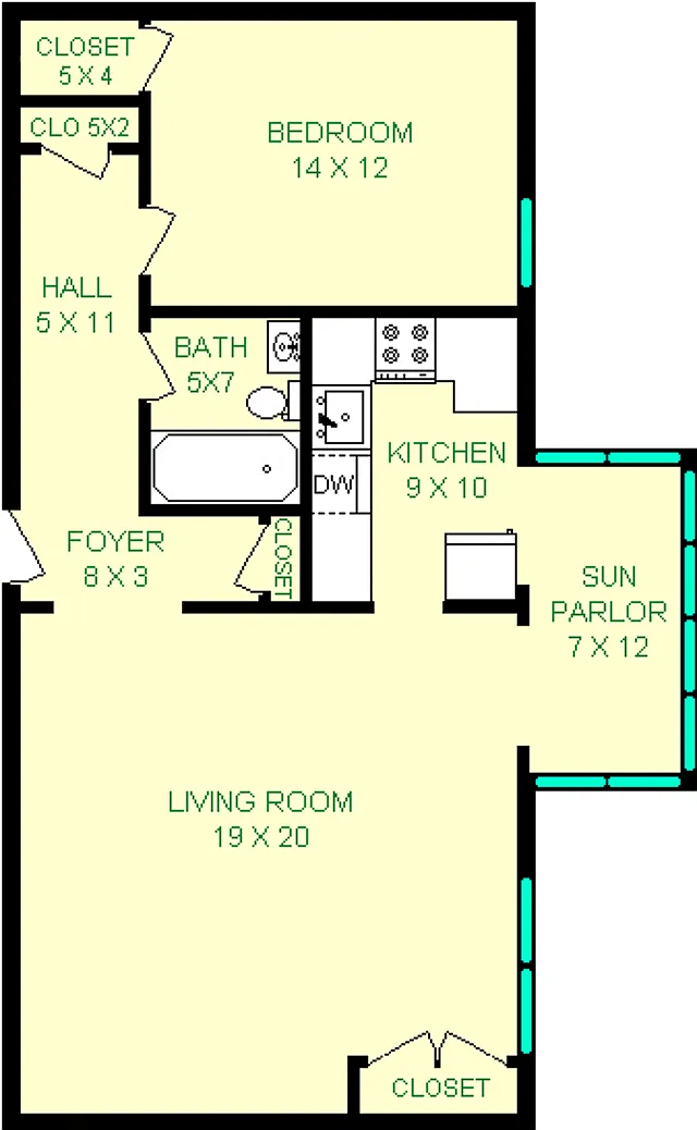 Floor plan Fern Hollow
