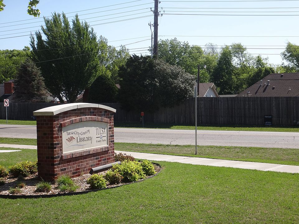 House just across the street from the public library