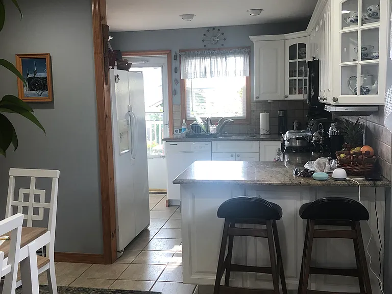 Kitchen/Dining room area with Deck access