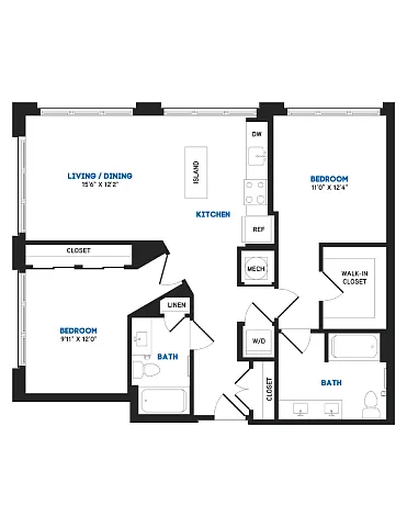 Floor plan B8B - Chase