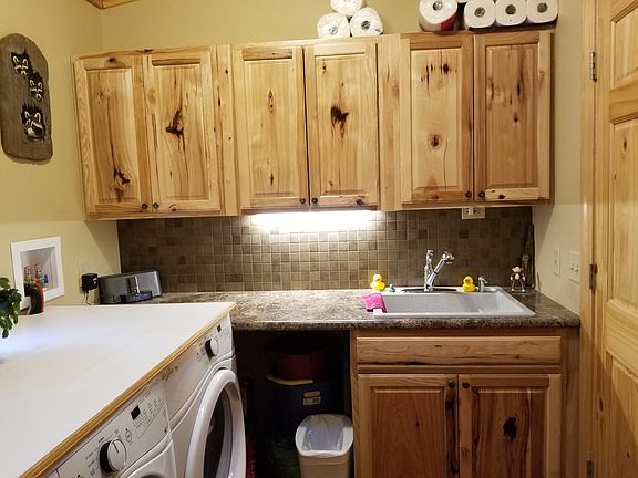 laundry and bathroom