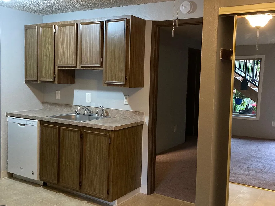 kitchen looking thru to bedroom