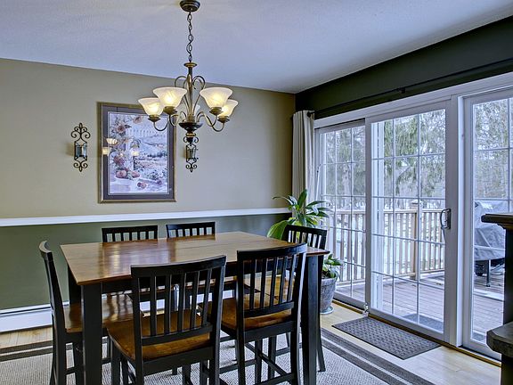 Dining area in house.