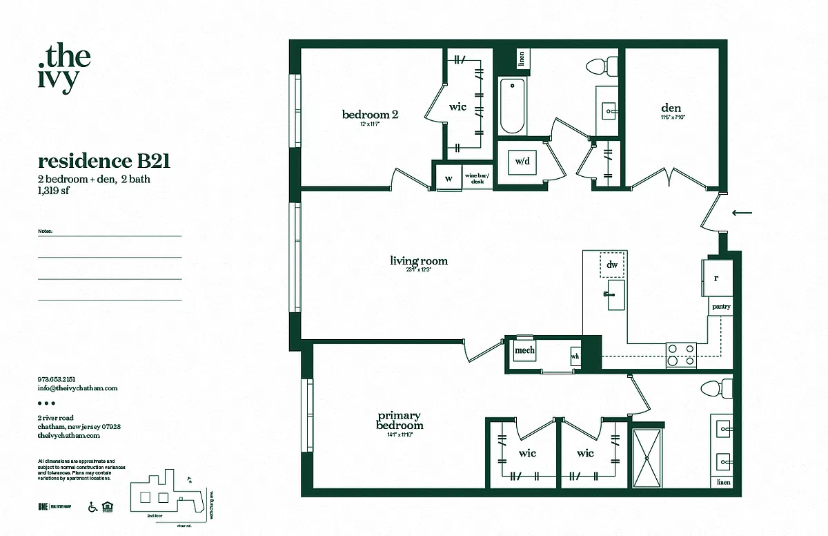 Floor plan B21
