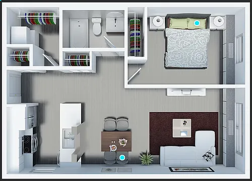 Floor plan Studio