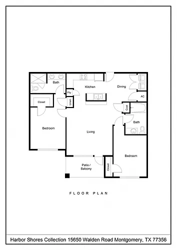 Floor plan B2 - Harbor Shores II