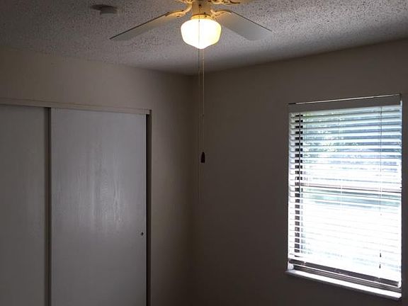 Bedroom with double door closet