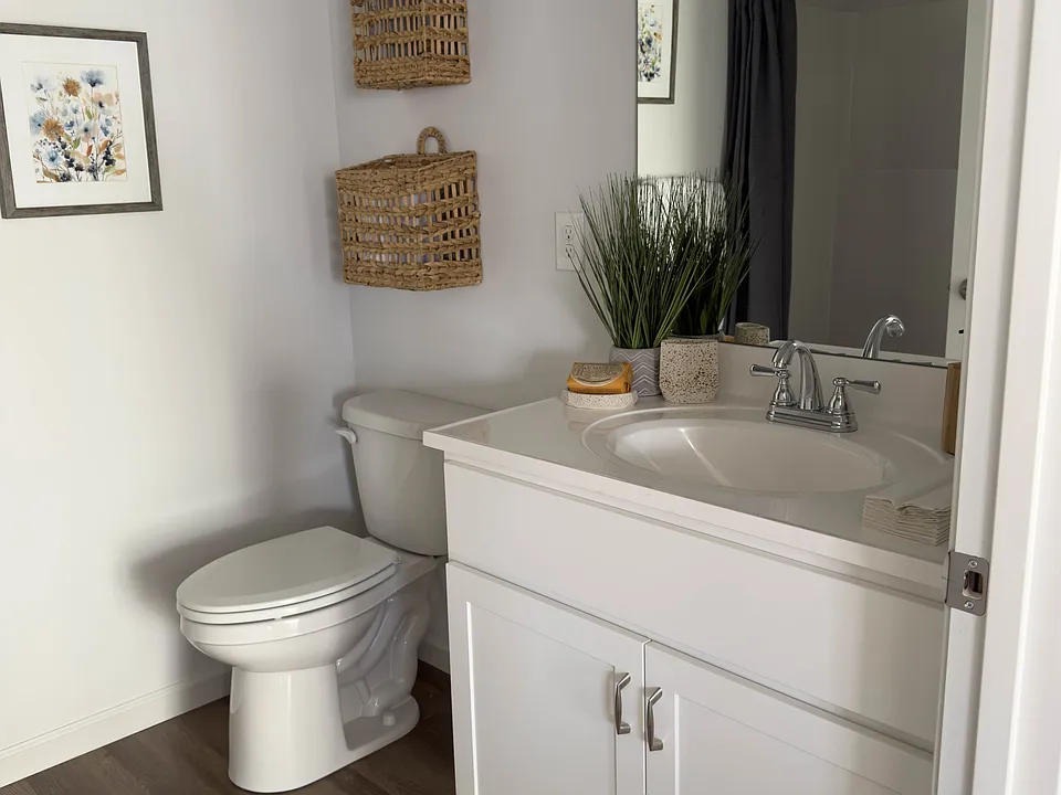 Full master bathroom