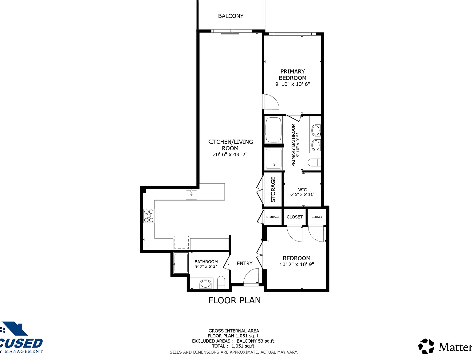 2 bed, 1135 sqft, $2,300 — Photo 4