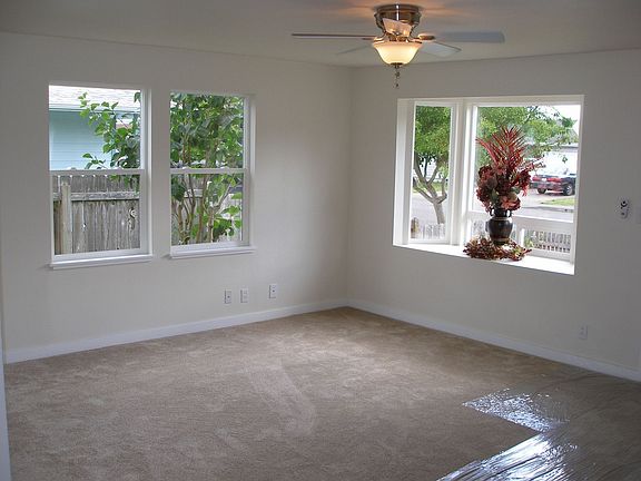 Living Room with bay window