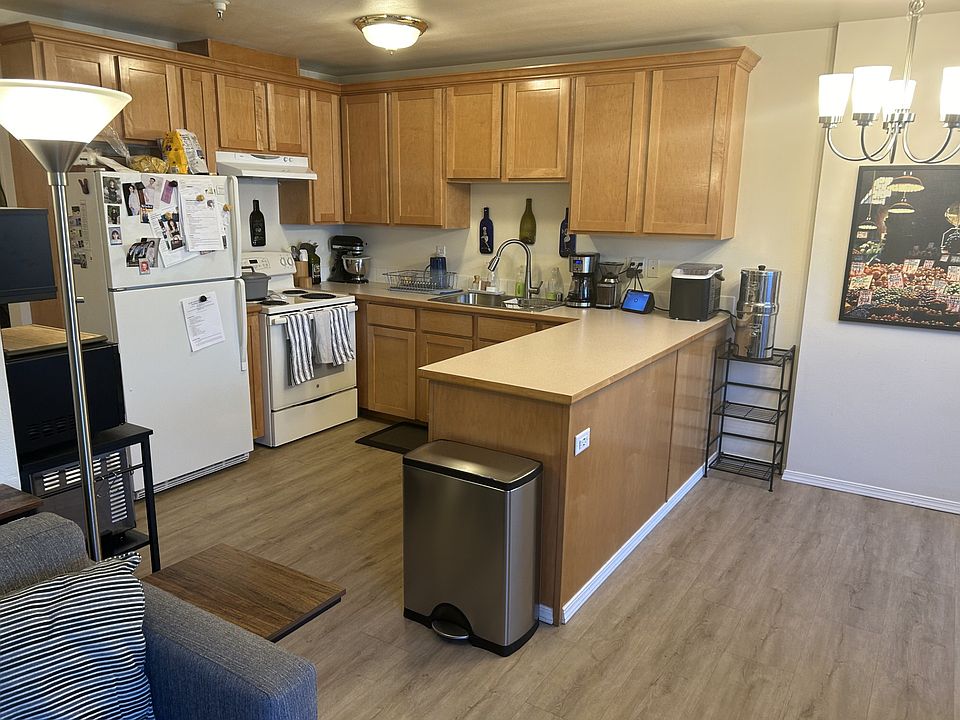 Spacious kitchen with prep bar counter
