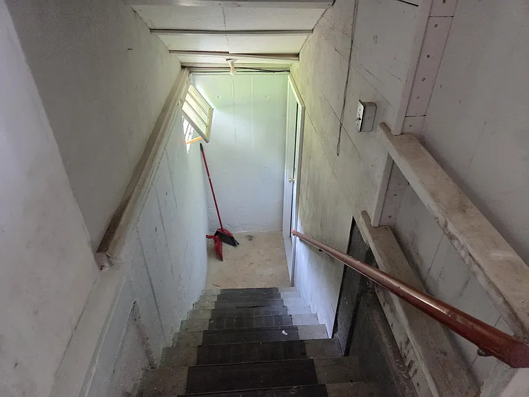 basement entry from the garage