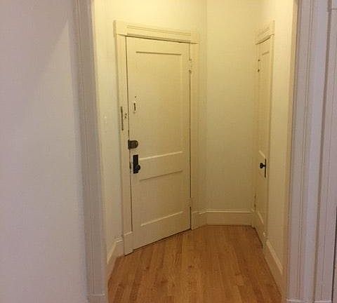 entrance foyer with coat closet
