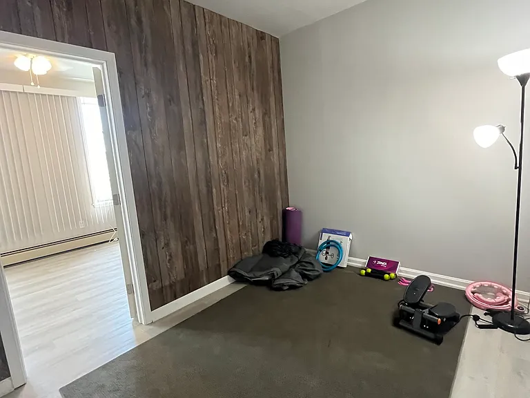 Workout / relax area next to bedroom