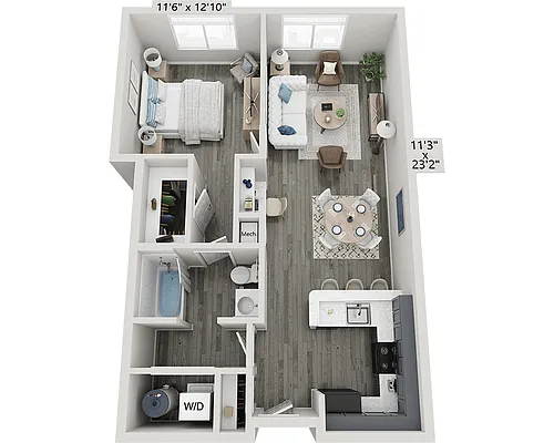 Floor plan Reservoir (A1D)