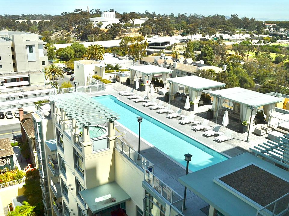 10th Floor Pool/Spa Deck with Cabanas, Gas Grills, Fire Tables, Abundant Sun Loungers and Furniture, Gym Areas, Sauna, Steam Room and Locker Rooms.