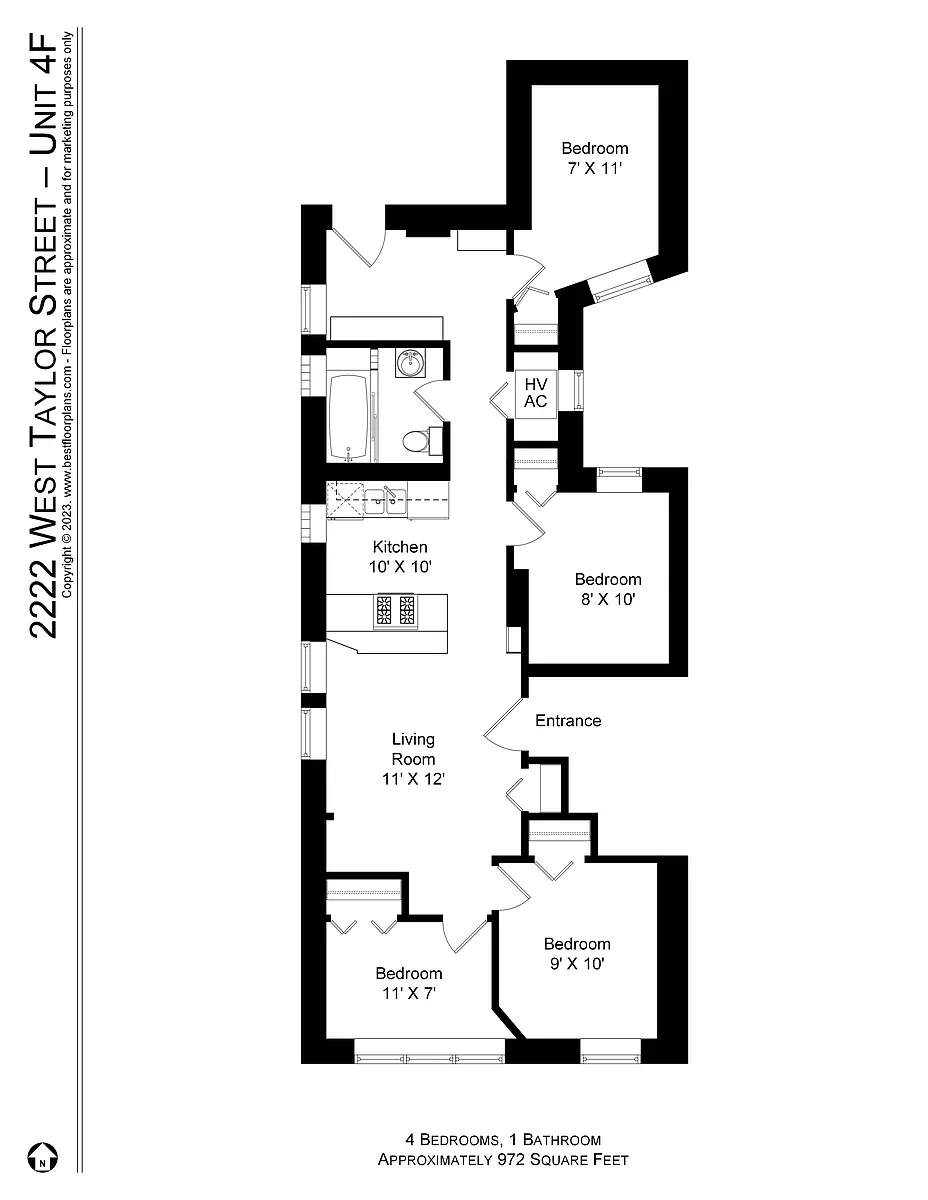Building Photo - 2222 W Taylor St #4F