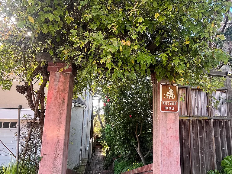 Historic La Loma Steps takes you to the next street in a jiff.
