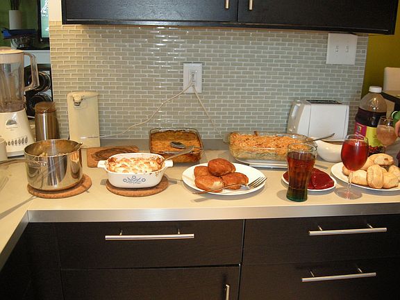 Partial view of the Kitchen