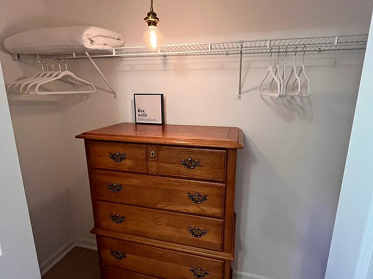Large walk in closet