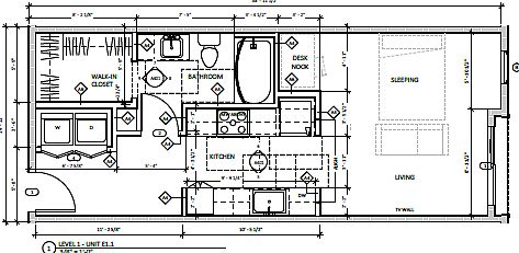 2nd image of 417 E 9th St #0B-1Ba-539Sqft