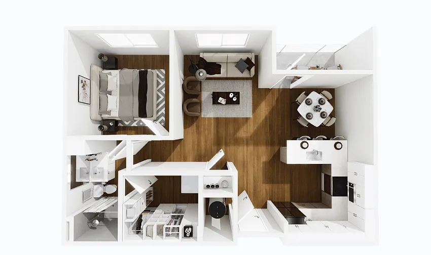 Floor plan Wright