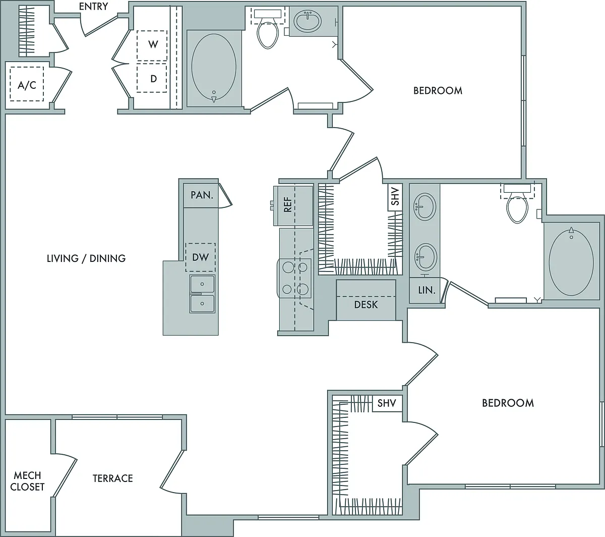 Floor plan K