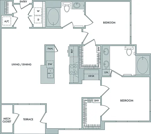 Floor plan K