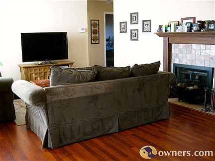 Living Room with Fireplace