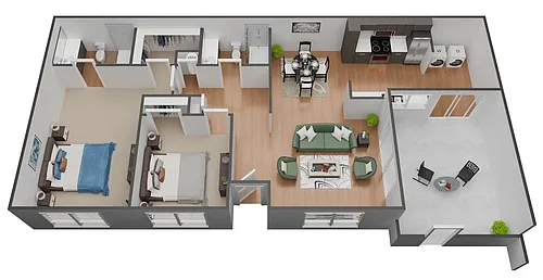 Floor plan B2A