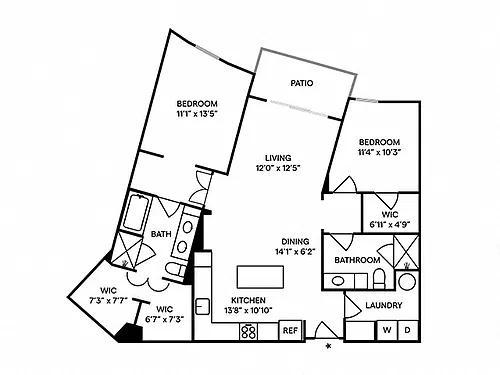 Floor plan B12
