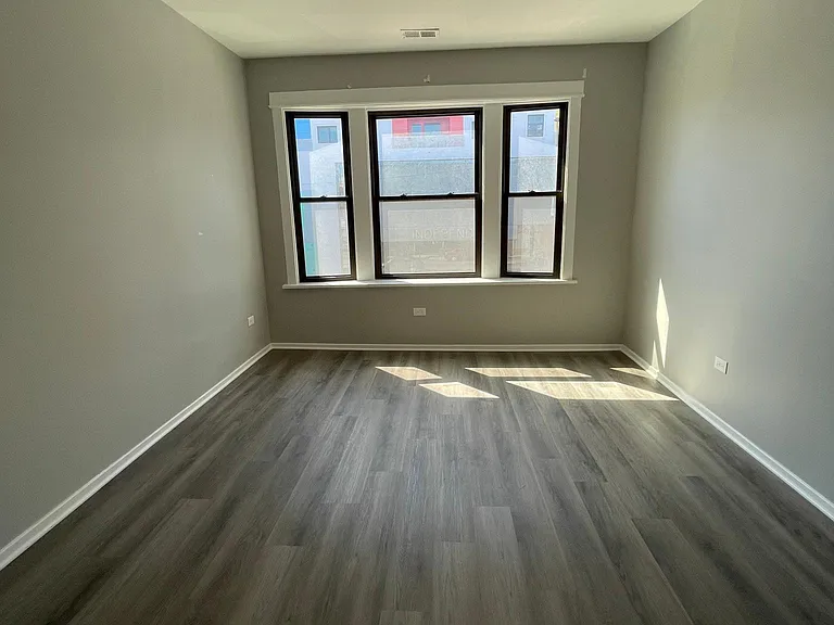 Larger unit bedroom