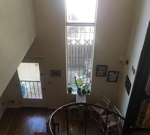 view overlooking dining room